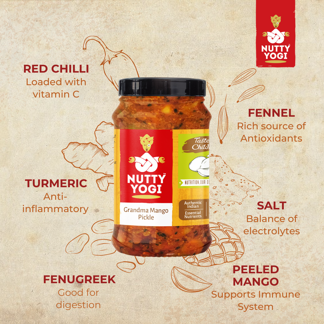 Nutty Yogi Grandma Mango Pickle 200g