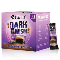 48 Dark Roast Coffee Sachets Box - 5X Stronger