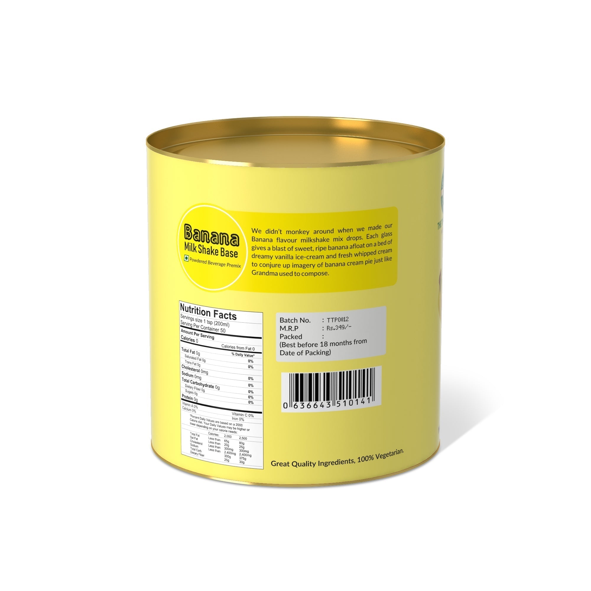 Banana Milkshake Mix