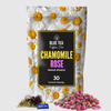 Blue Tea Chamomile Rose Herbal Infusion - 30 Teabags