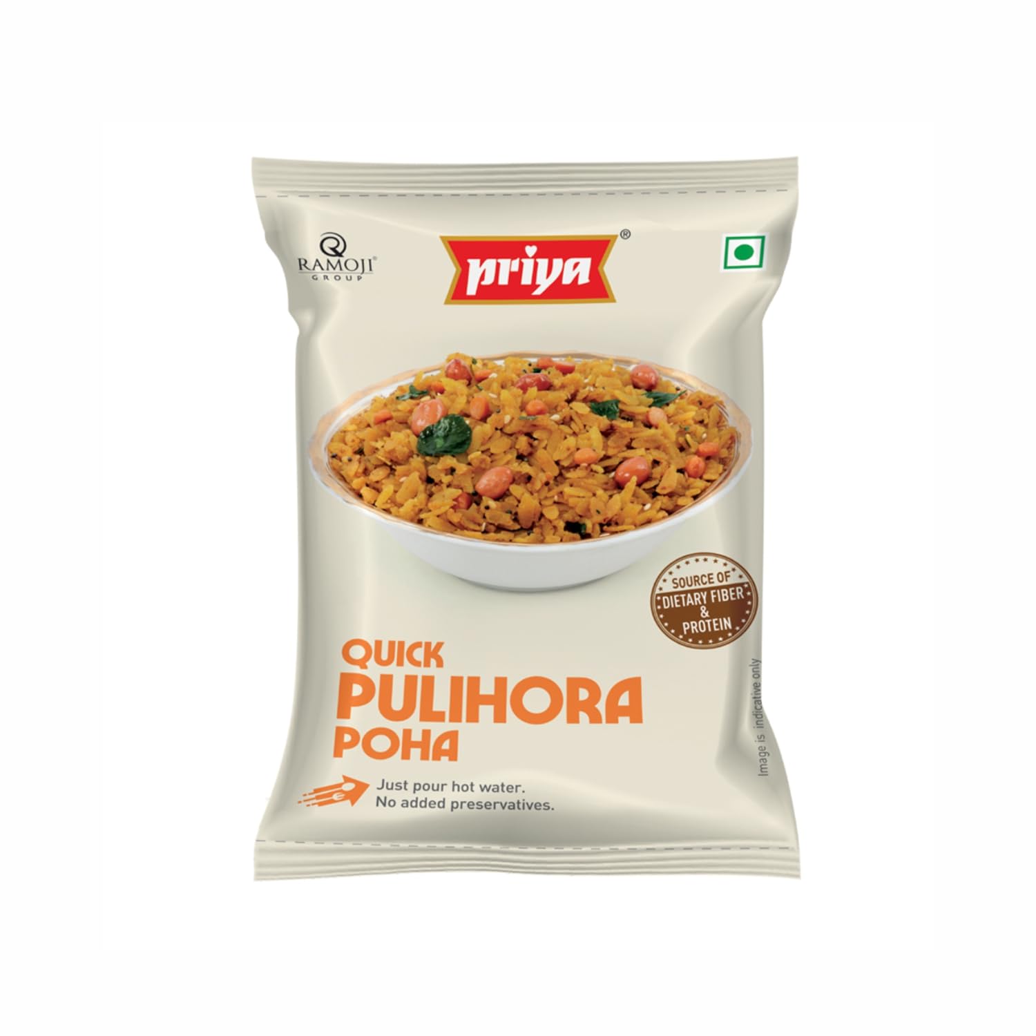 Priya Quick Pulihora Poha - 60 gms each (pack of 5) - Veeha Foods