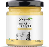 Glamycose Authentic A2 Desi Cow Ghee - 100 ml