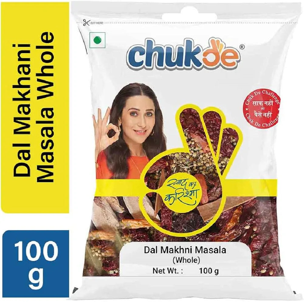 Chukde Dal Makhni Masala, Whole Spices Blend for Black Lentils, 100g