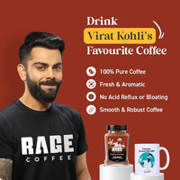 Rage Coffee Silk Blend Instant Coffee | Belgian Chocolate Silk Blend Flavoured Coffee 60 GMs | | 100% Pure Instant Coffee | Premium, Bold & Smooth