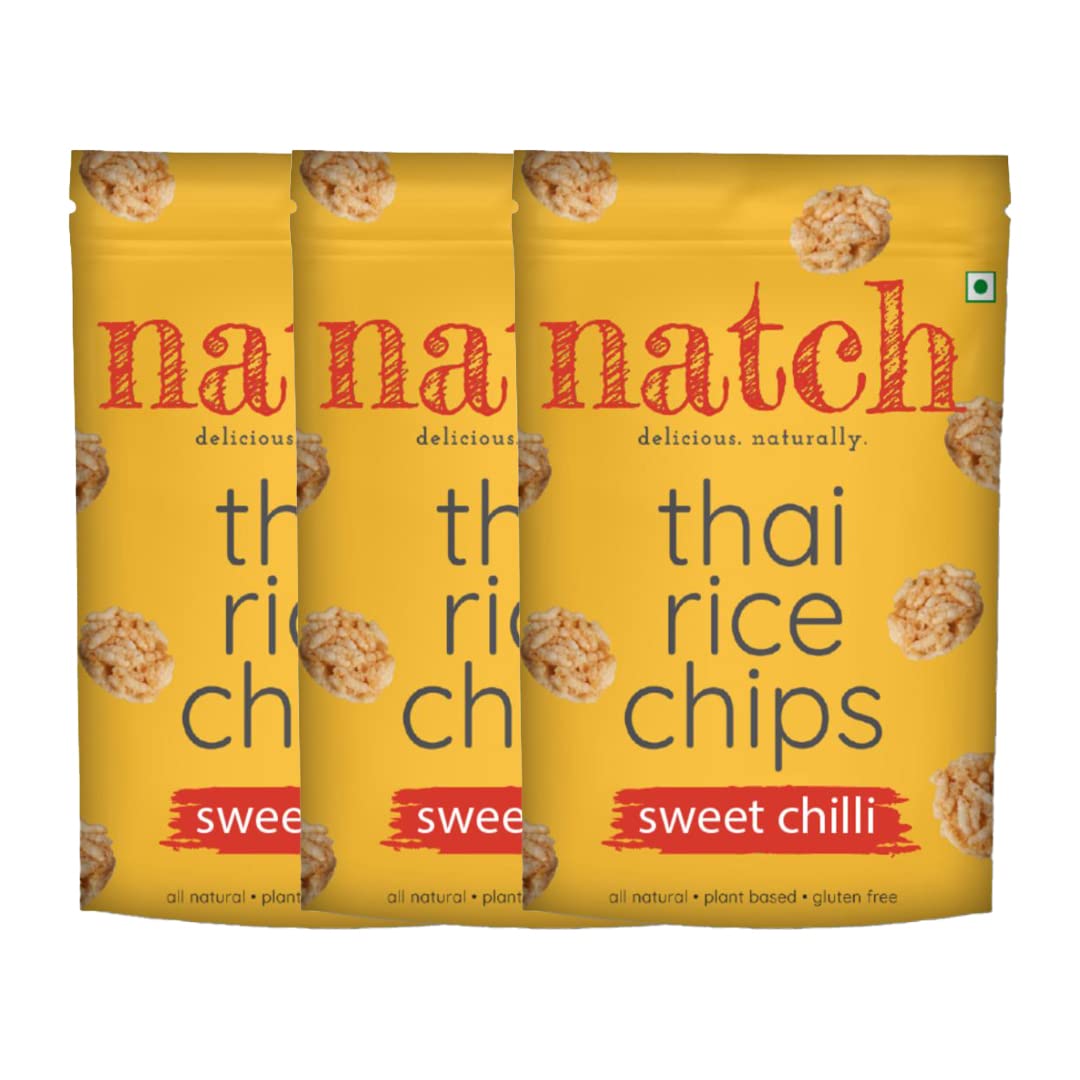 Natch Thai Sweet Chilli Rice Chips - 100 gms