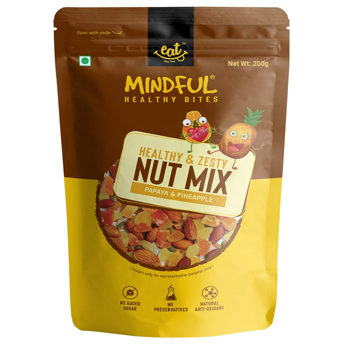 Eat Anytime Mindful Healthy & Zesty Trail Mix - 200 gms