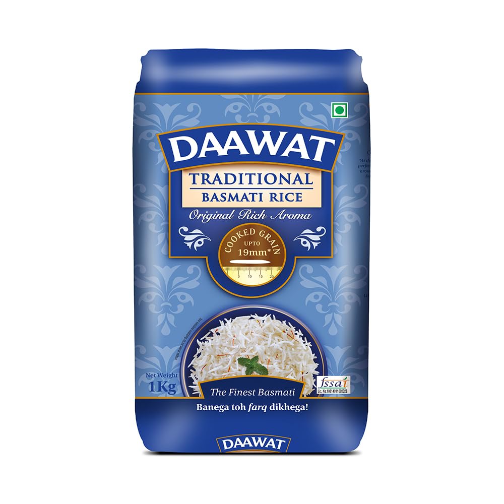 Daawat Traditional Basmati Rice - 1 kg