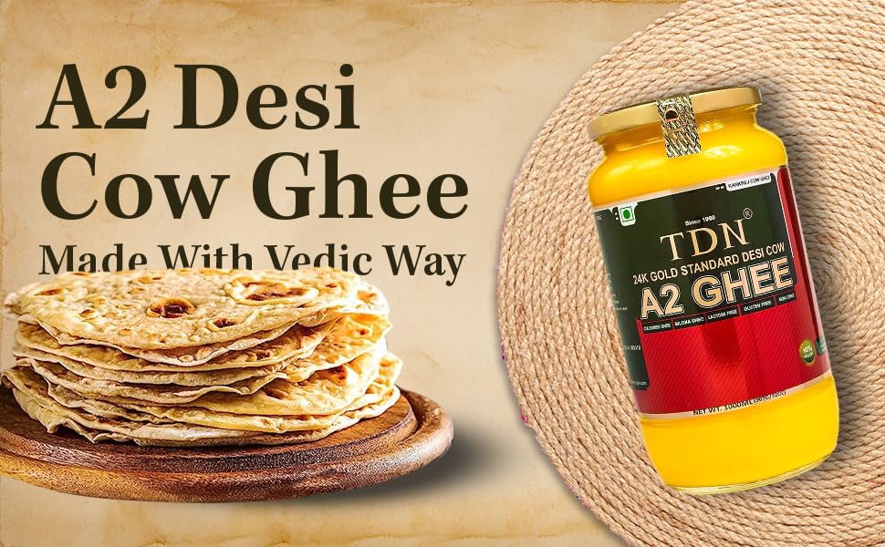 Tdn Farm Fresh A2 Cow Ghee - 1000 gms