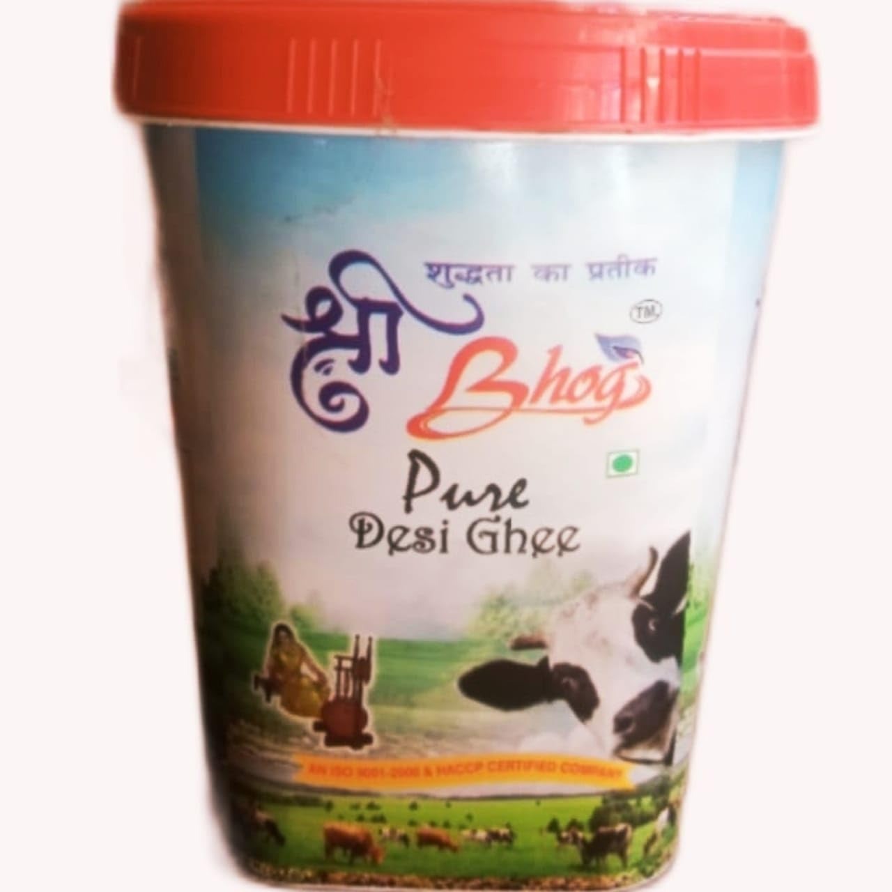 Shree Bhog Desi Ghee Bucket - 1 L - Veeha Foods