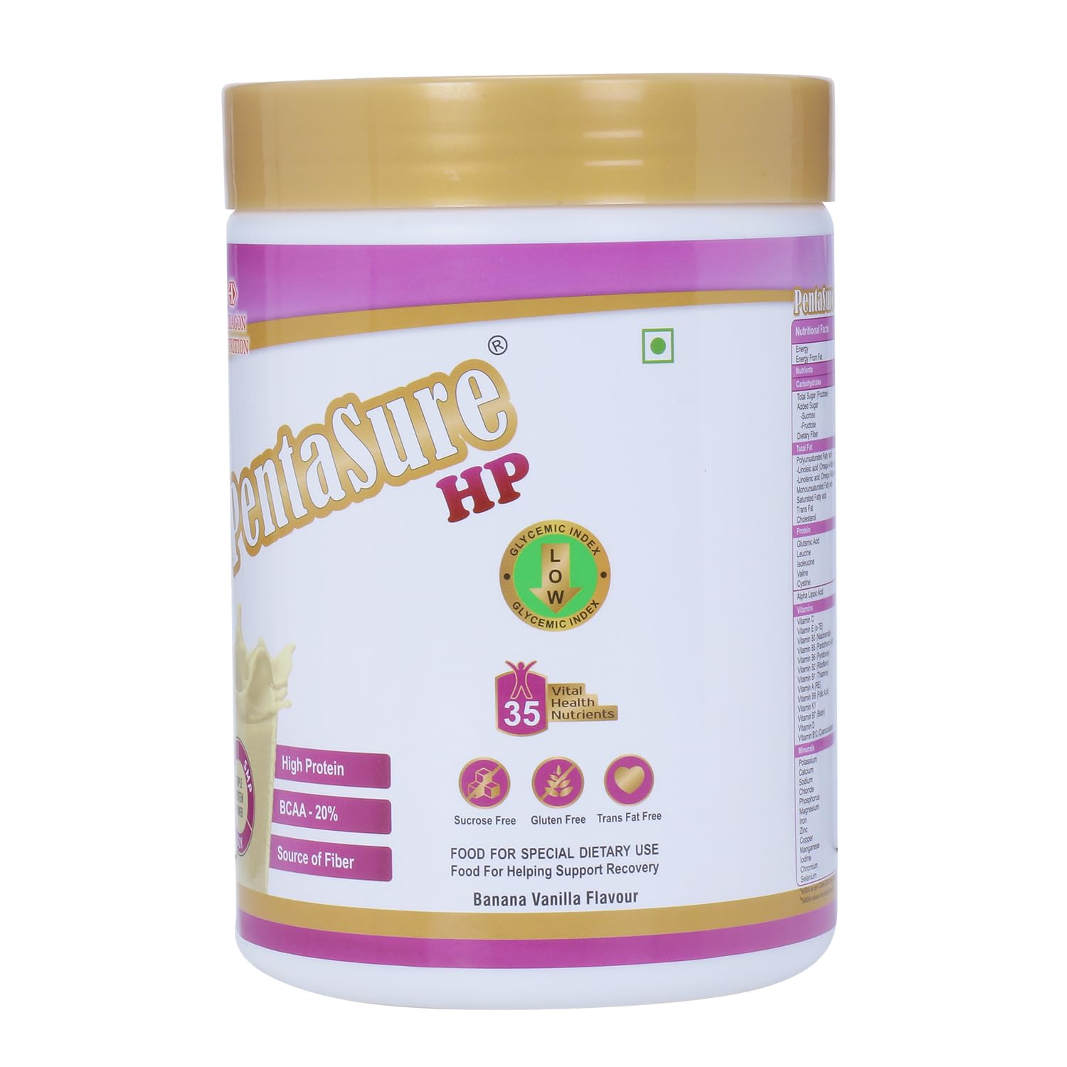 Pentasure Hp Whey Protein - Banana Vanilla  Flavour