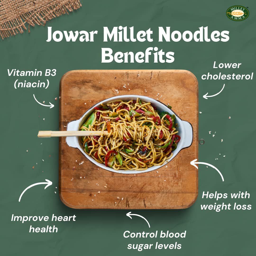 Millet Amma Jowar Millet Instant Noodles - 175 gms (pack of 2)