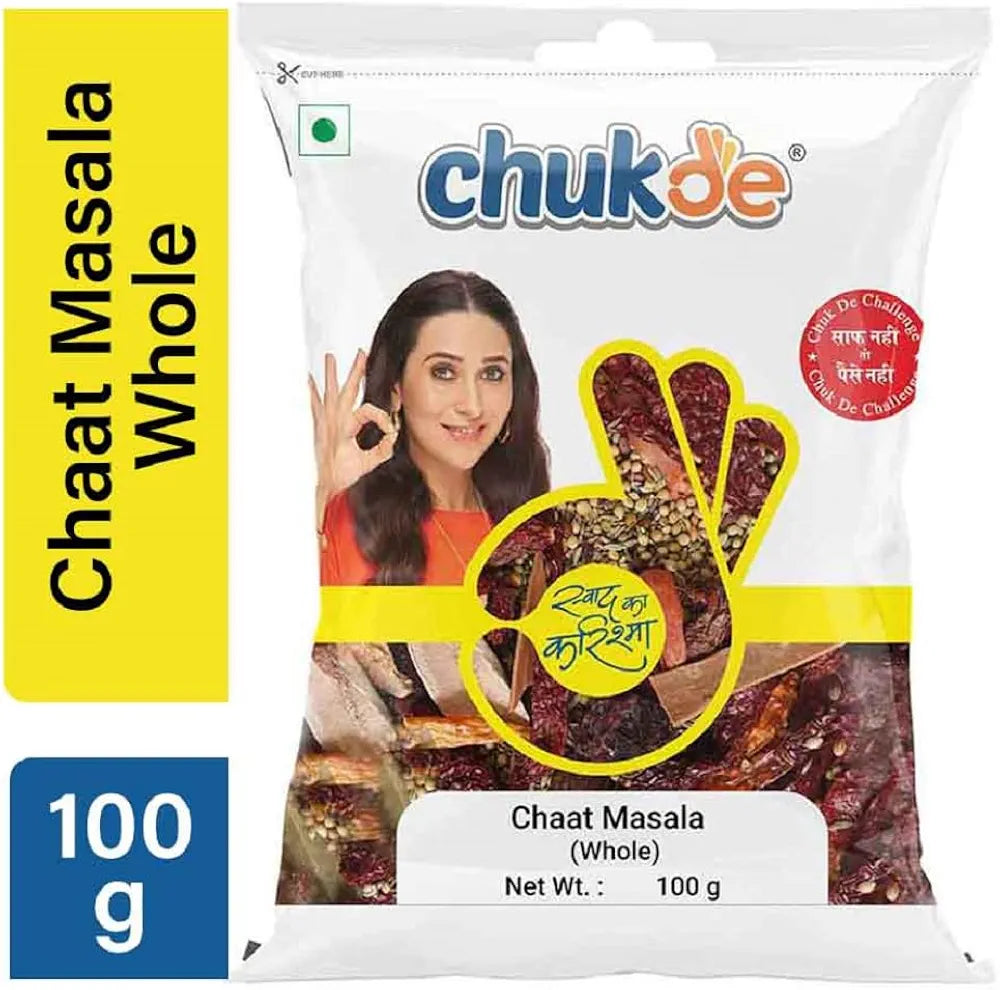 Chukde Chaat Masala, Whole Spices Blend, 100g