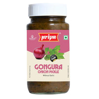 Priya Gongura Onion Pickle without Garlic - 300 gms