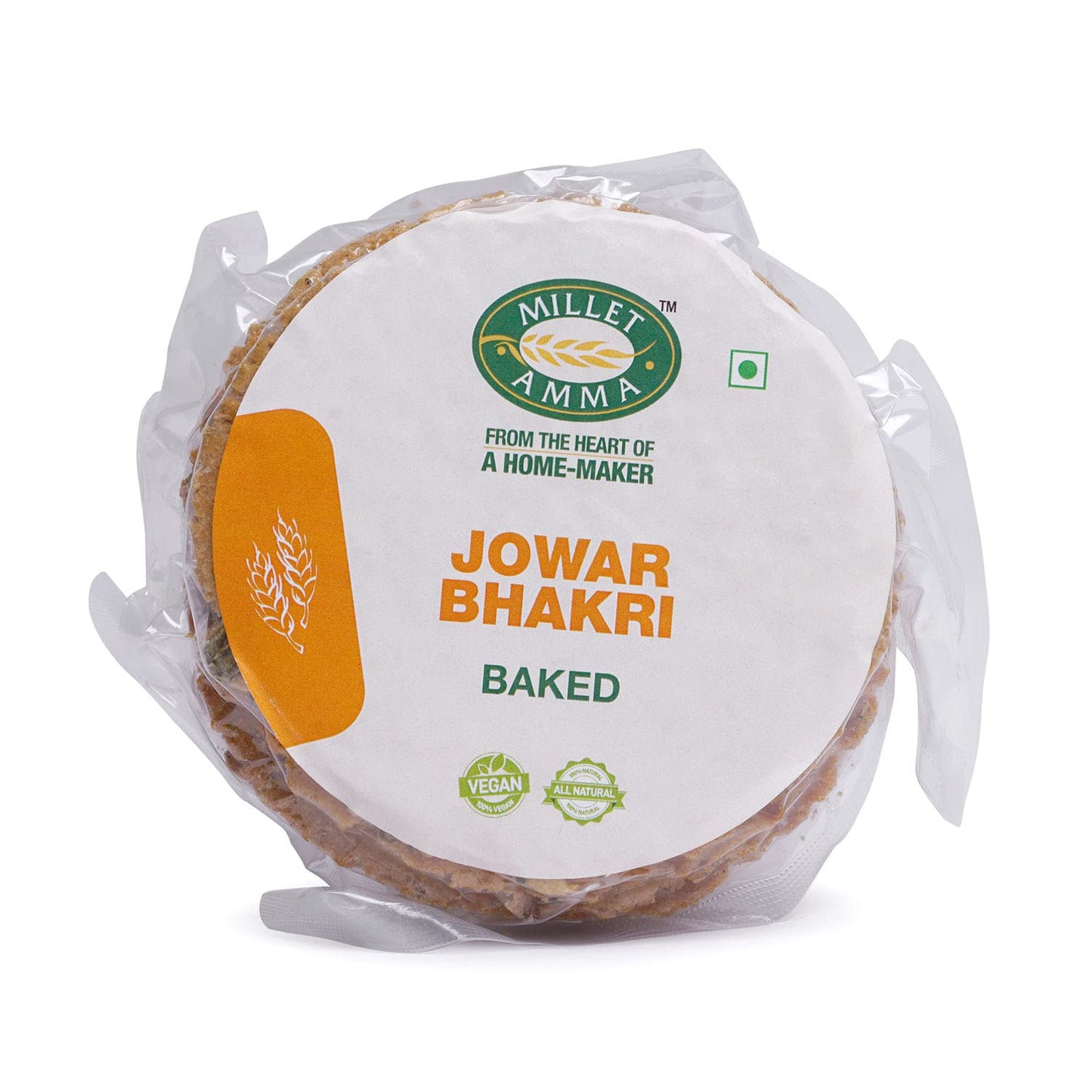 Millet Amma Baked Jowar Bhakhri - 180 gms (Pack of 2)