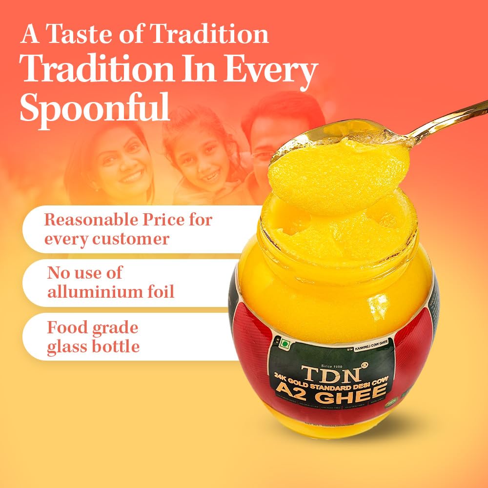 Tdn Fresh A2 Cow Ghee - 500 gms