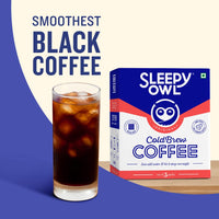 Sleepy Owl Original Cold Brew Coffee Bags Set of 5 Packs - 50 Gms Each