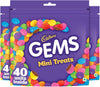 Cadbury Gems Mini Treats Chocolate Pack - 117.55 Gms (Pack of 3)