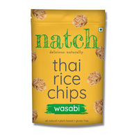 Natch Thai Wsabi Rice Chips - 100 gms