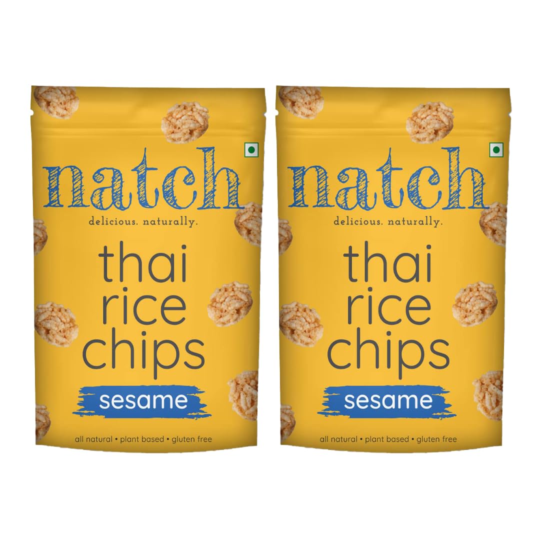 Natch Thai Sesame Rice Chips - 100 gms