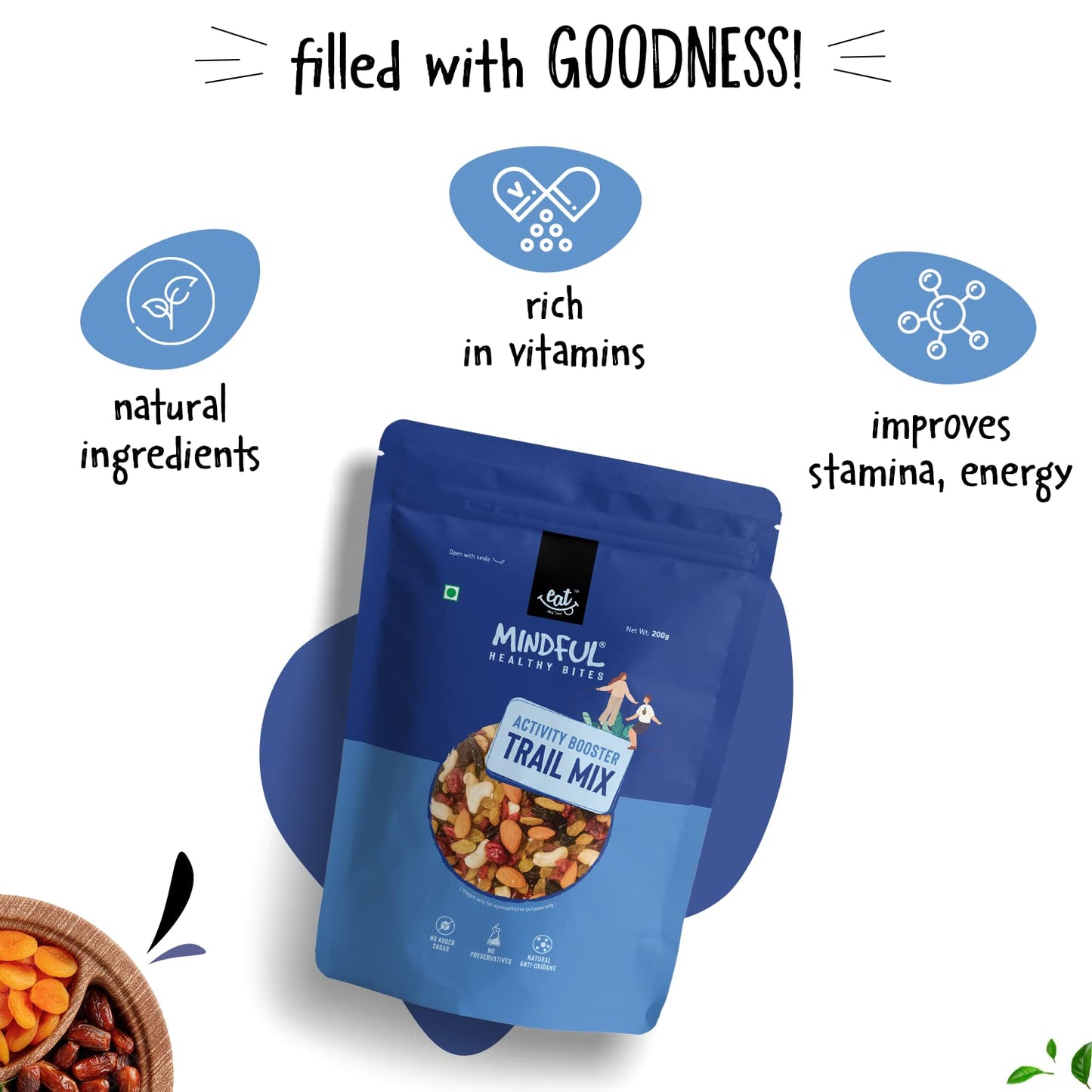 Eat Anytime Activity Booster Trail Mix - 200 gms