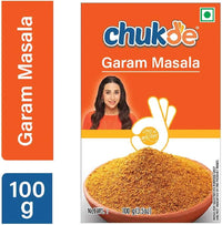 Chukde Garam Masala Powder - 100g | Blend of 13 Spices with Taj Bark | Adds Warmth and Depth to Indian Cuisine | No Added Colors, Laboratory Tested, Hygienically Packed | Store in Cool, Dry Place