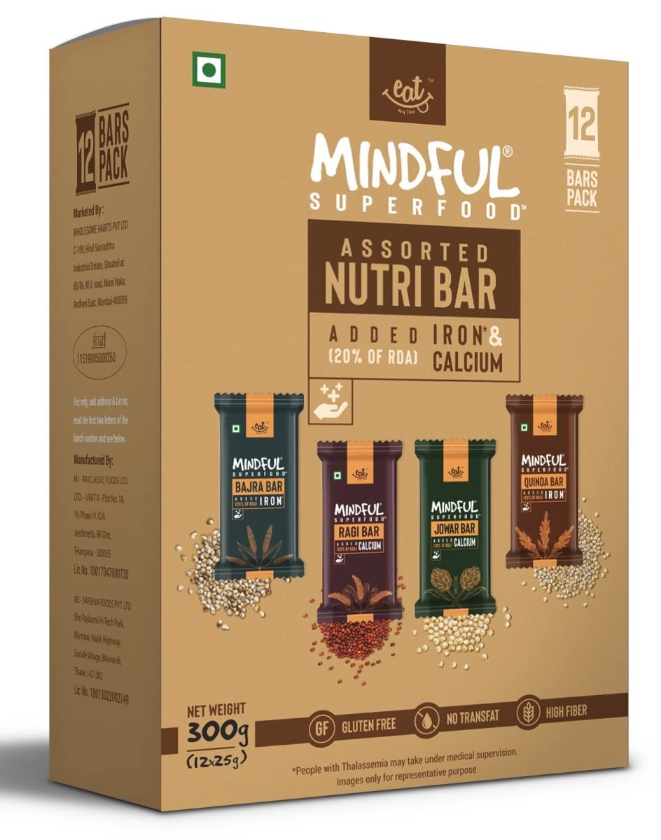 Eat Anytime Mindfu Assorted Millet Energy Bar - 300 gms