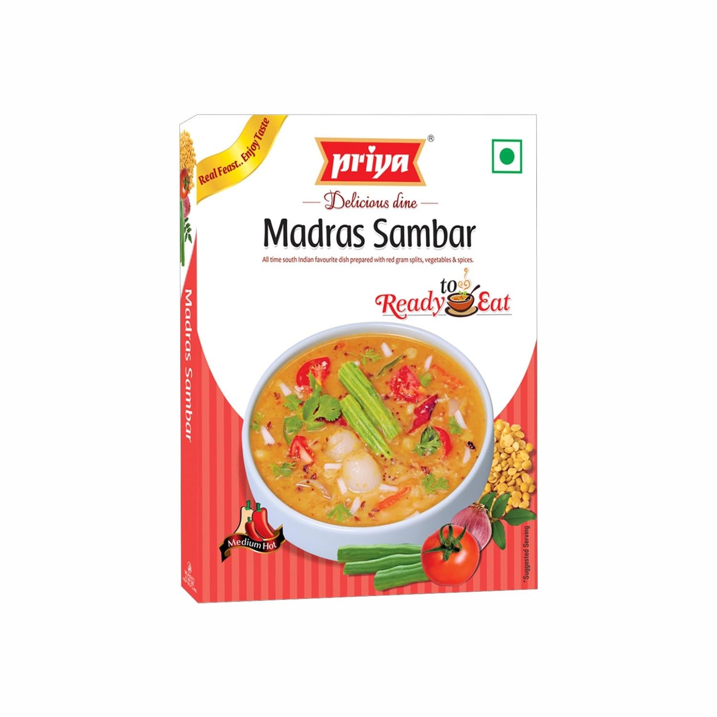 Priya Ready To Eat Madras Sambar - 300 (pack of 2)