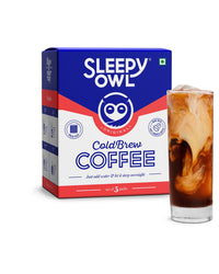 Sleepy Owl Original Cold Brew Coffee Bags Set of 5 Packs - 50 Gms Each