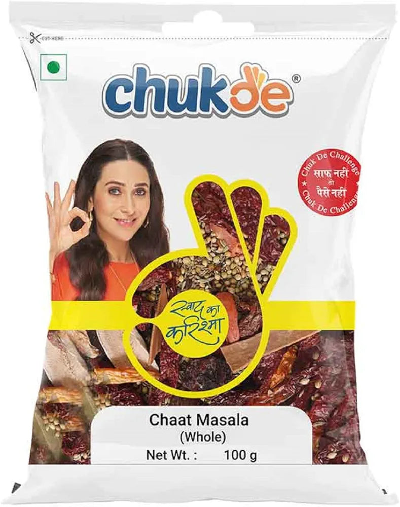 Chukde Chaat Masala, Whole Spices Blend, 100g