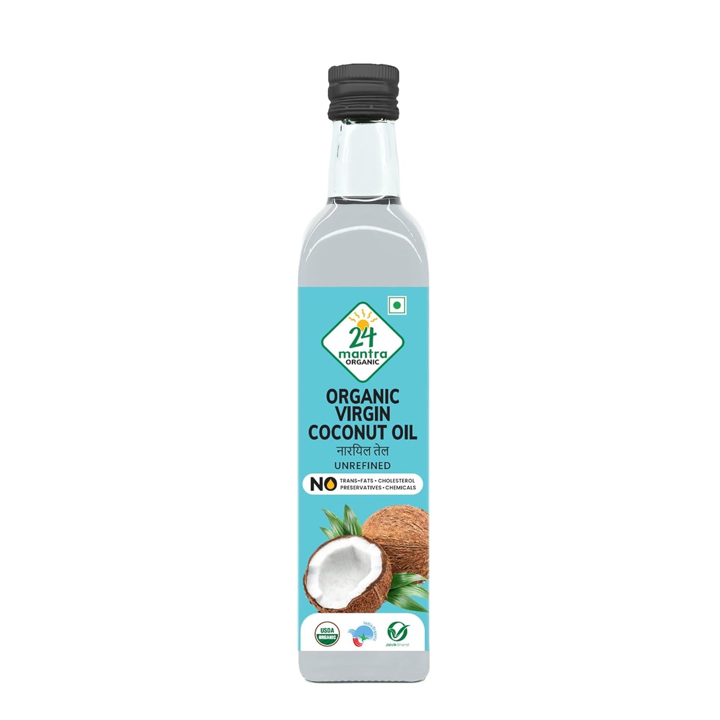 24 Mantra Organic Virgin Coconut Oil - 500 gms