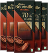 Cadbury Bournville Rich Cocoa 70% Dark Chocolate Bar - Each  75 Gm (Pack of 5)