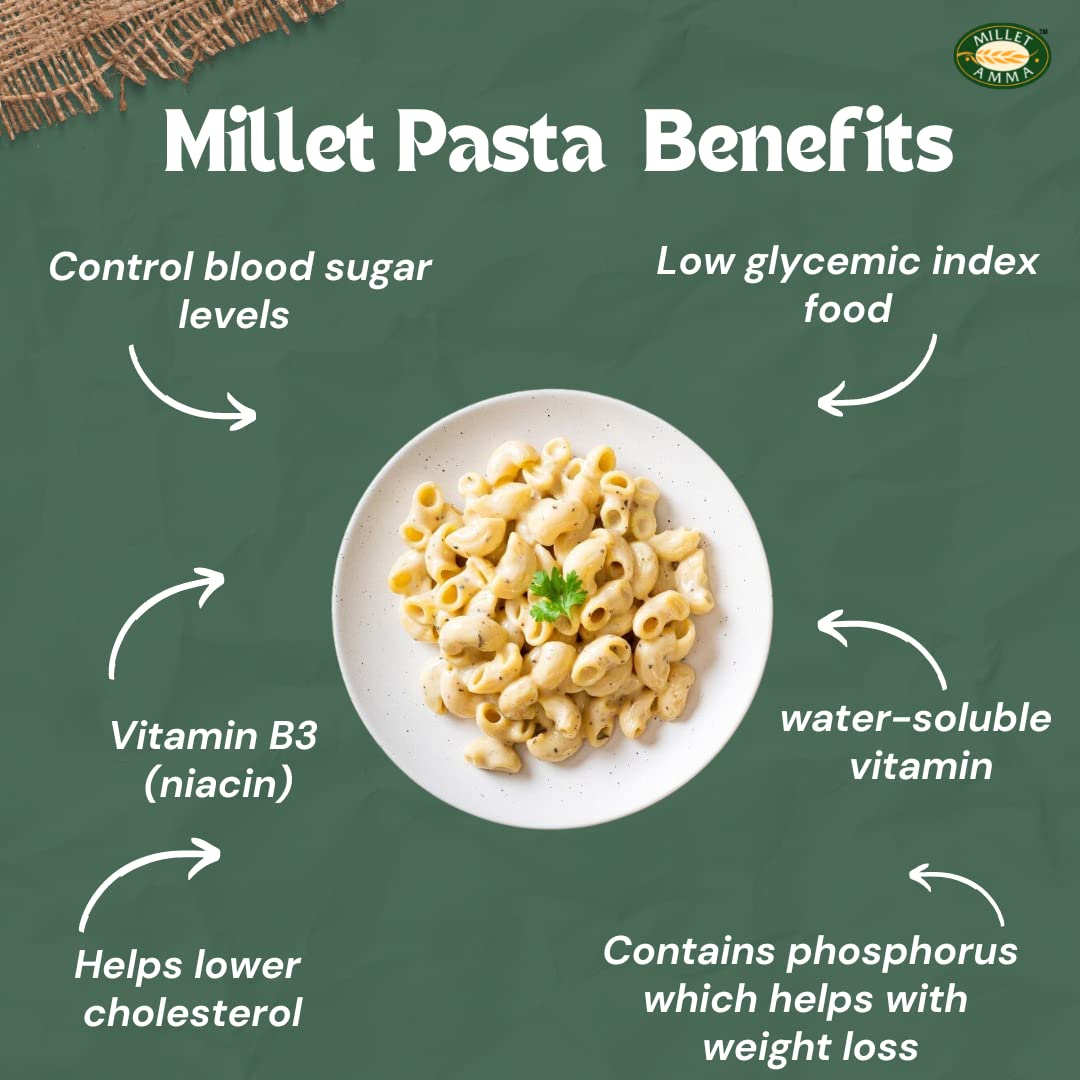 Millet Amma Little Millet Pasta - 180 gms (pack of 2)