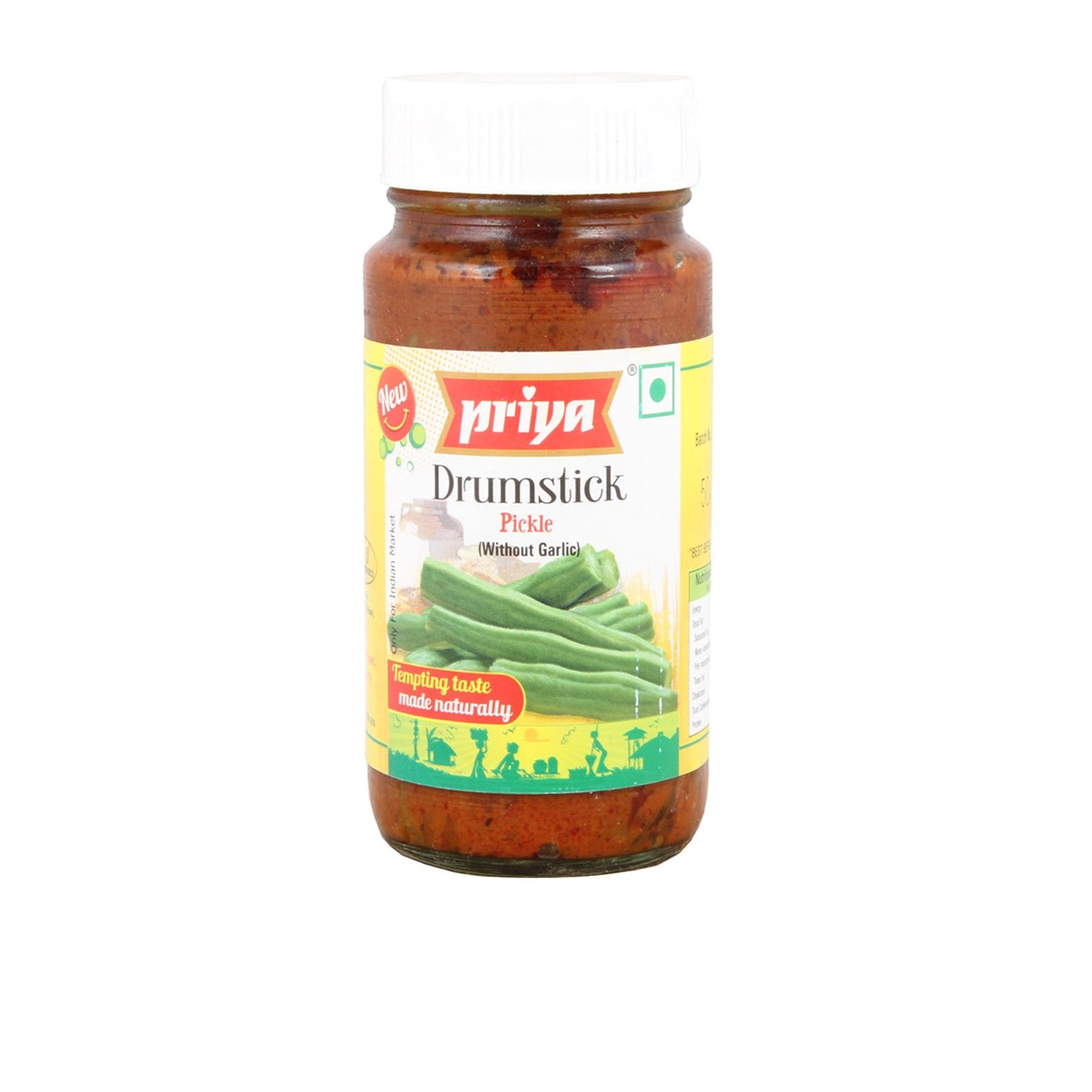 Priya Drumstick Pickle without Garlic - 300 gms