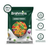 Brahmins Sambar Powder – A Vegetarian Promise - 250 gms(Pack of 2)