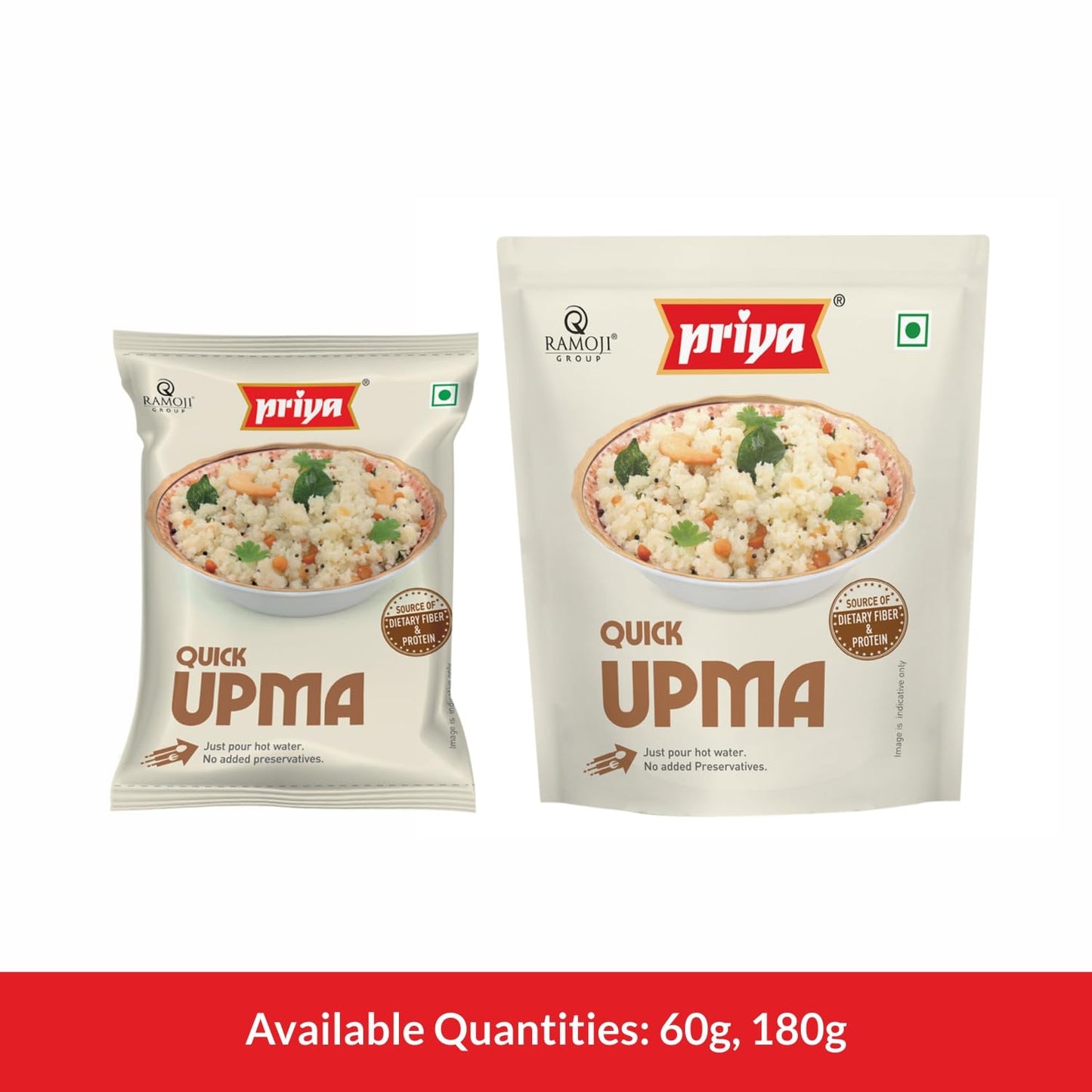 Priya Quick Upma - 180 gms (pack of 2)