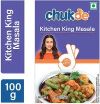 Chukde - Kitchen King Masala - Powder Blend Spice - Indian Spice Blend for Authentic Flavor - Aromatic and Savory Spice Mix for All Your Recipes - Blend of Spices for Mouthwatering Meals - 100 Gm