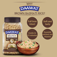 Daawat Brown Basmati Rice - 1 kg