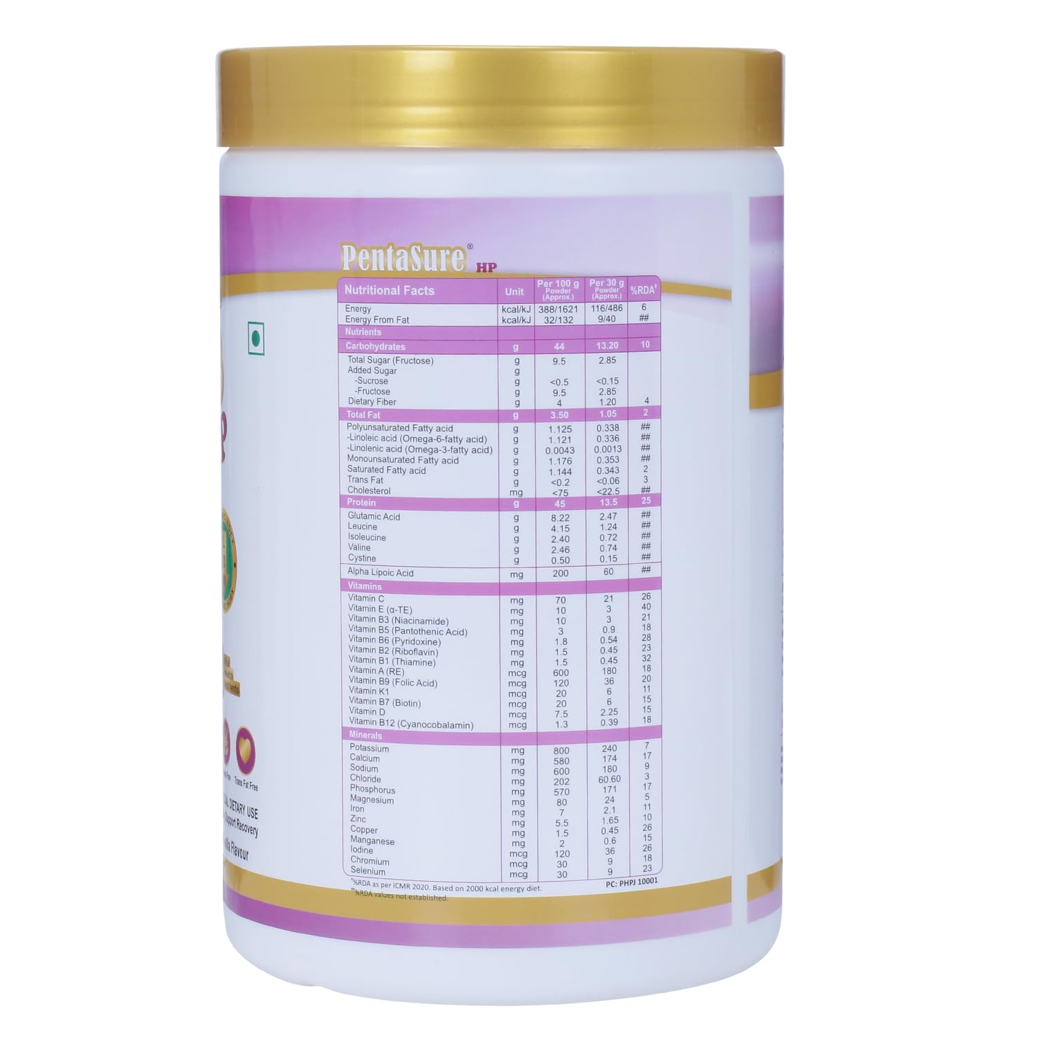 Pentasure Hp Whey Protein - Banana Vanilla  Flavour