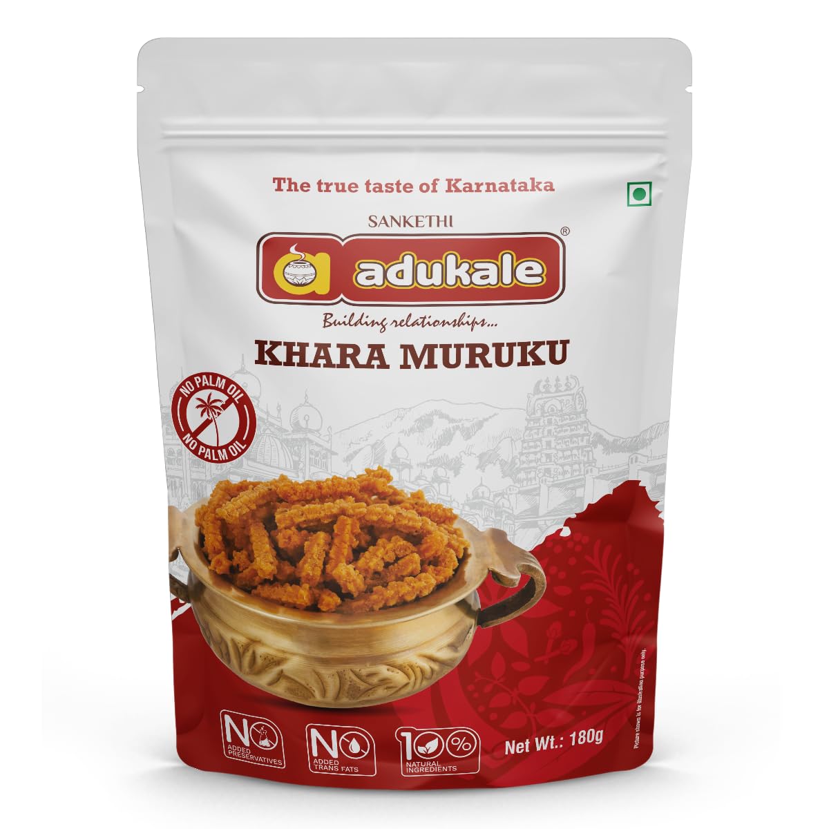 Adukale Khara Muruku - 180 gms