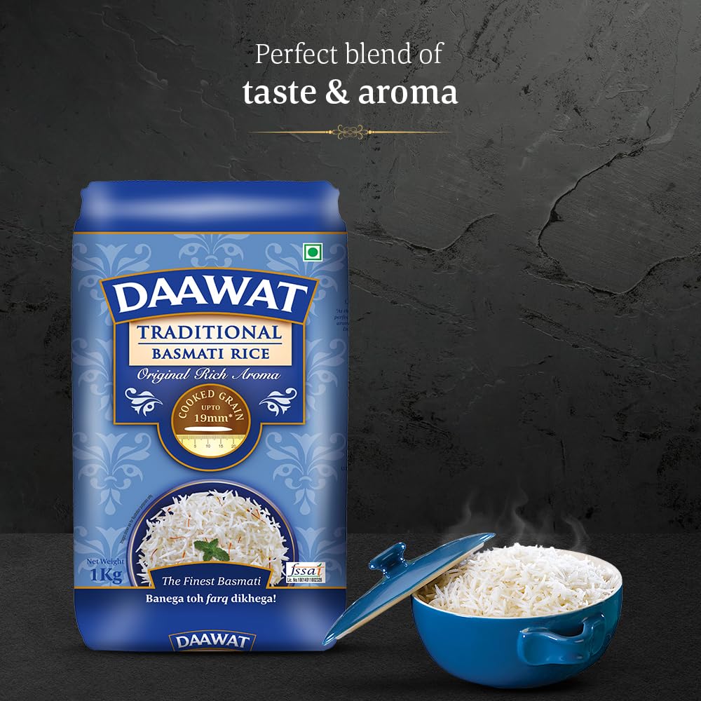 Daawat Traditional Basmati Rice - 1 kg