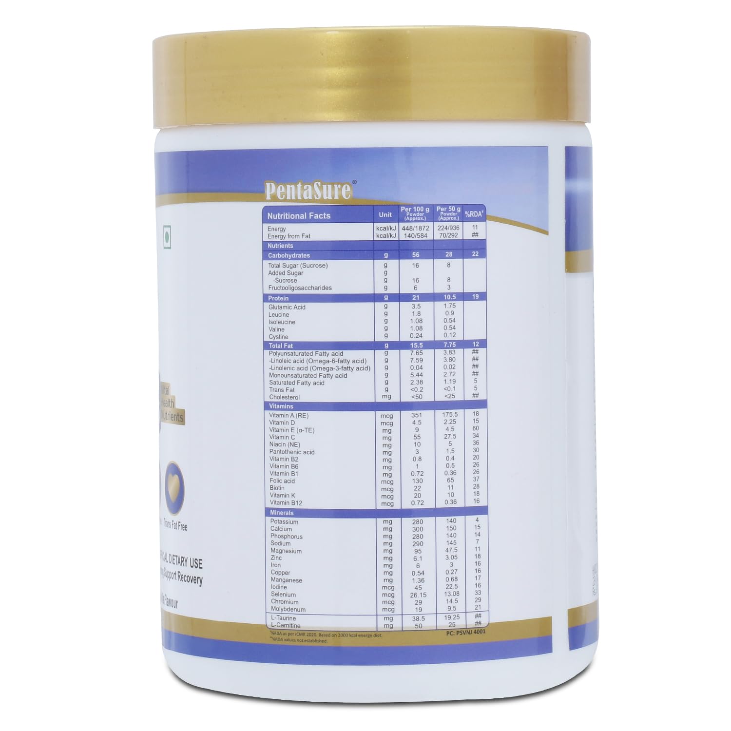 Pentasure Daily Nutrition Protein Shake Vanilla Flavour