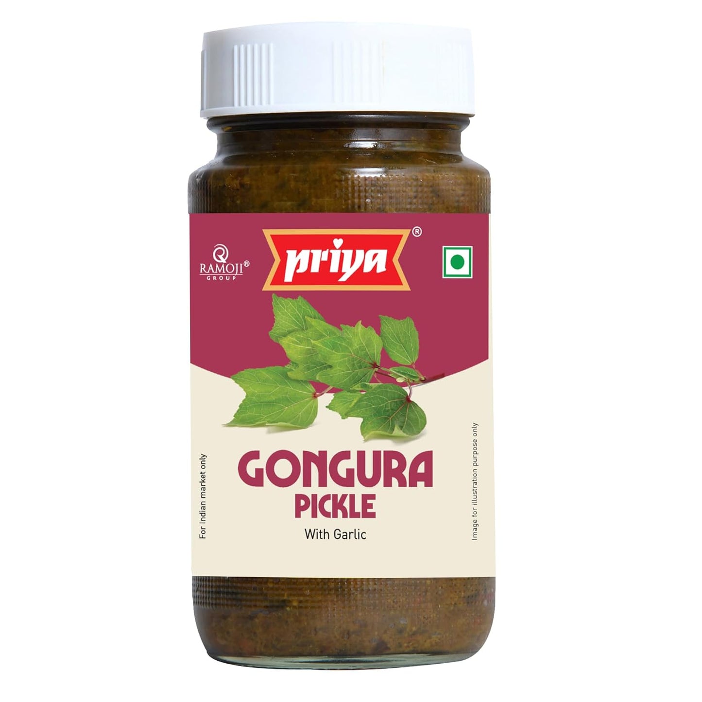 Priya Homemade Gongura Pickle With Garlic