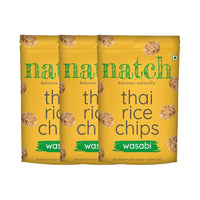 Natch Thai Wsabi Rice Chips - 100 gms