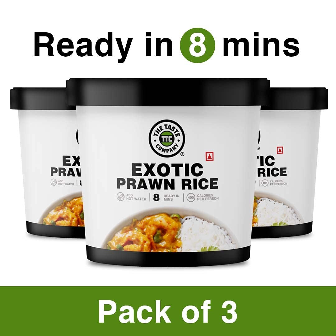 The Taste Company Exotic Prawn Rice - 279 gms(Pack of 3)