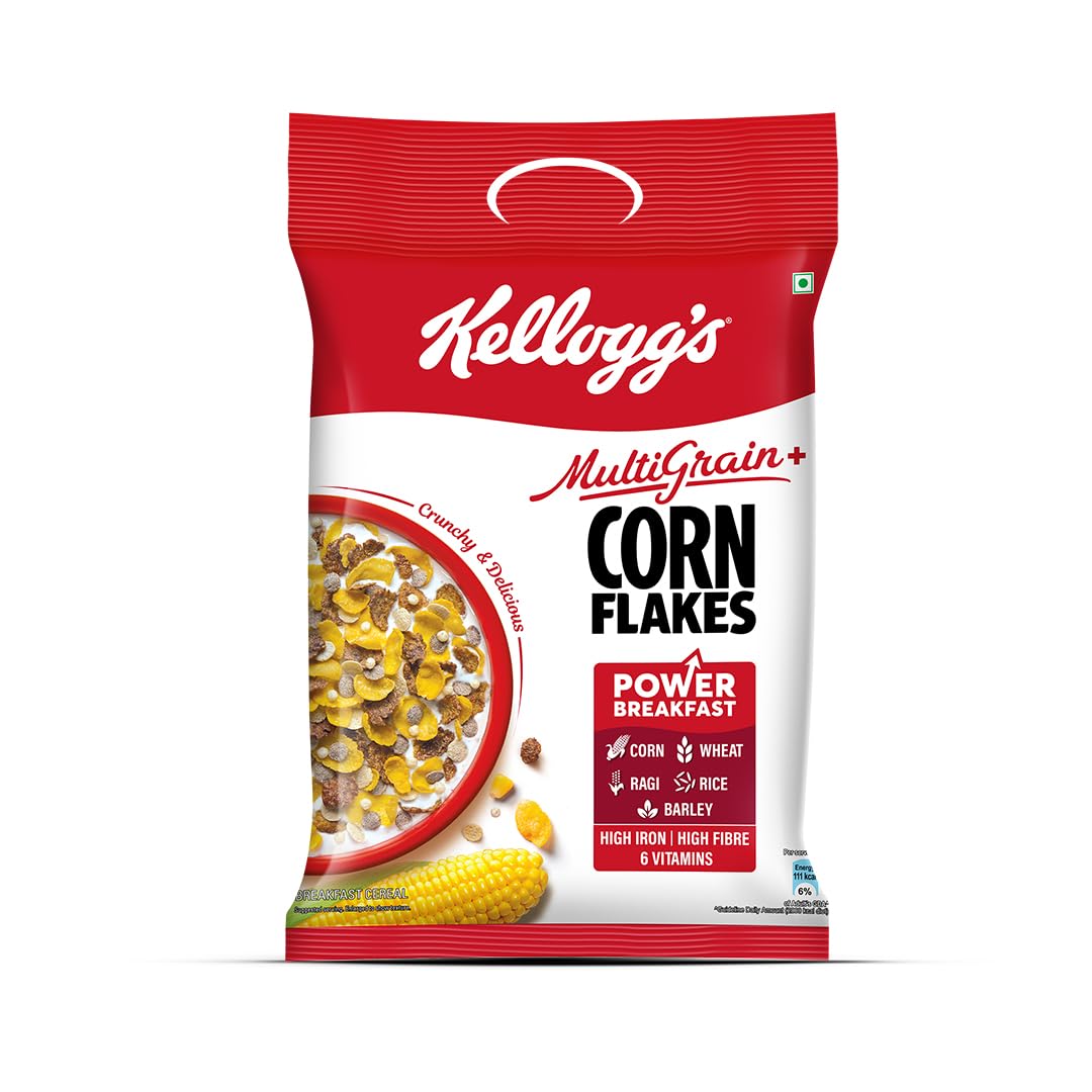 Kellogg's Multigrain Plus Corn Flakes - 450 gms - Veeha Foods