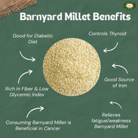 Millet Amma Unpolished Certified Barnyard Millet - 1000 gms