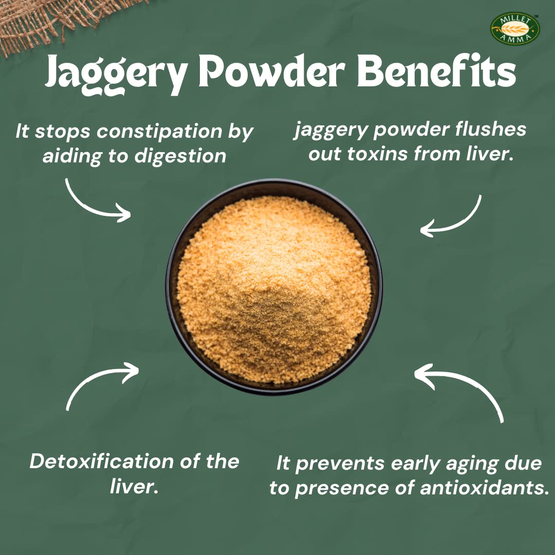 Millet Amma Organic Jaggery Powder - 1000 gms