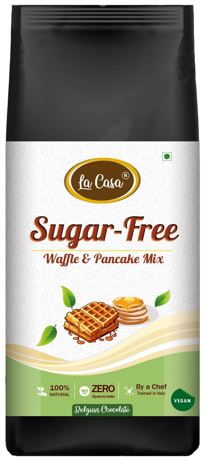 La Casa Sugarfree Waffle & Pancake Mix - Vanilla - 350 gms