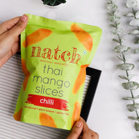 Natch Dried Thai Mango Slices Chilli Flavour - 150 gms