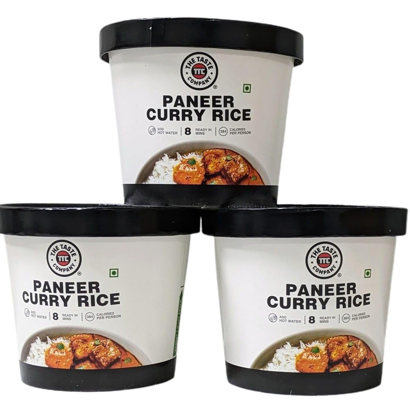 The Taste Company Paneer Curry Rice - 252 gms(Pack of 3) - Veeha Foods
